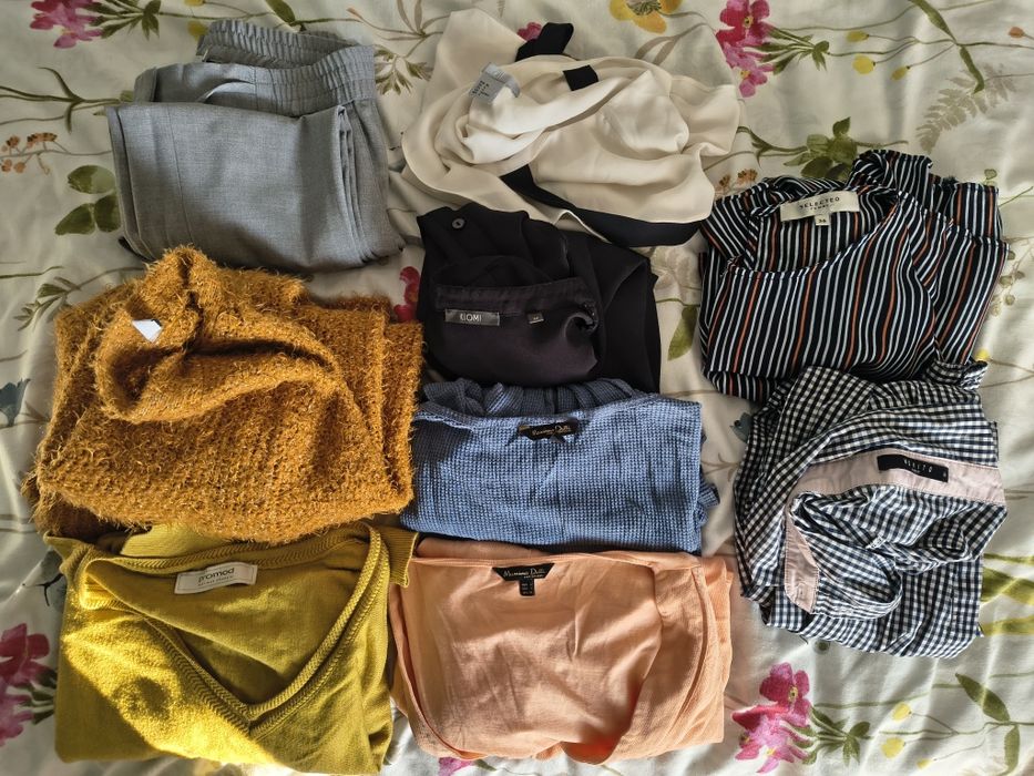 paczka 9 sztuk ciuchów markowych w rozmiarze S/36