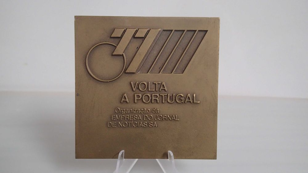 Placa em Bronze da Volta a Portugal em Bicicleta