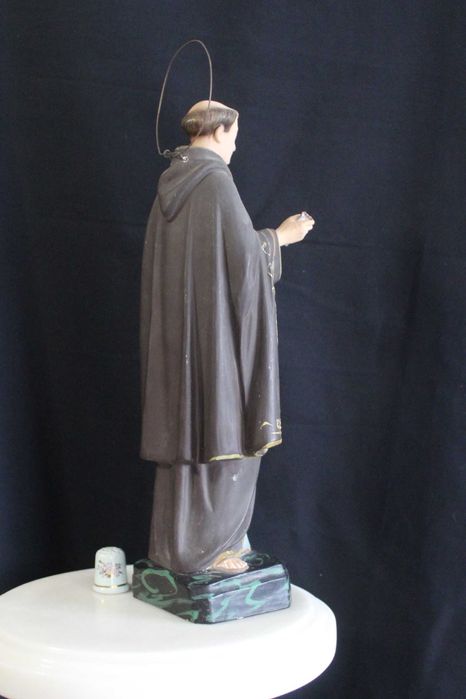 Estatueta vintage dos anos 70 de Santo António