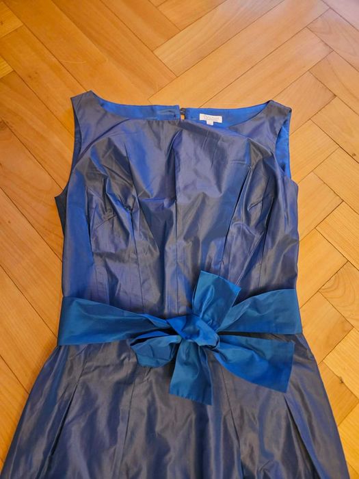 Solar - elegancka sukienka z tafty, nowa, rozm. S