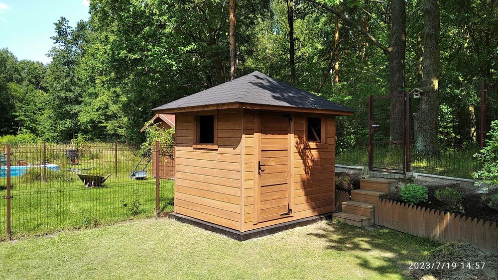 Domek narzędziowy, domek ogrodowy, altanka, szopka, DOMEK Z DREWNA