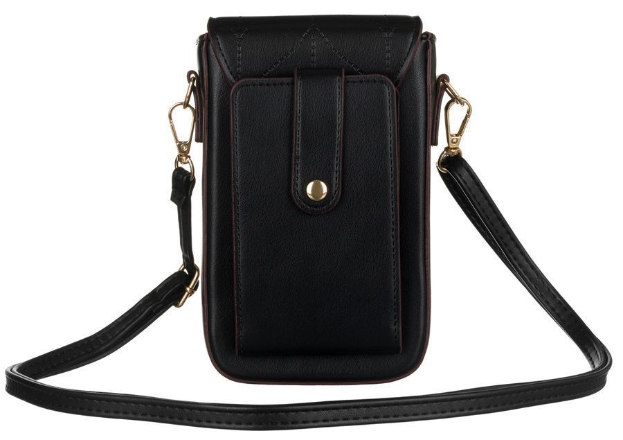 mini torebka-portfel ze skóry ekologicznej - peterson