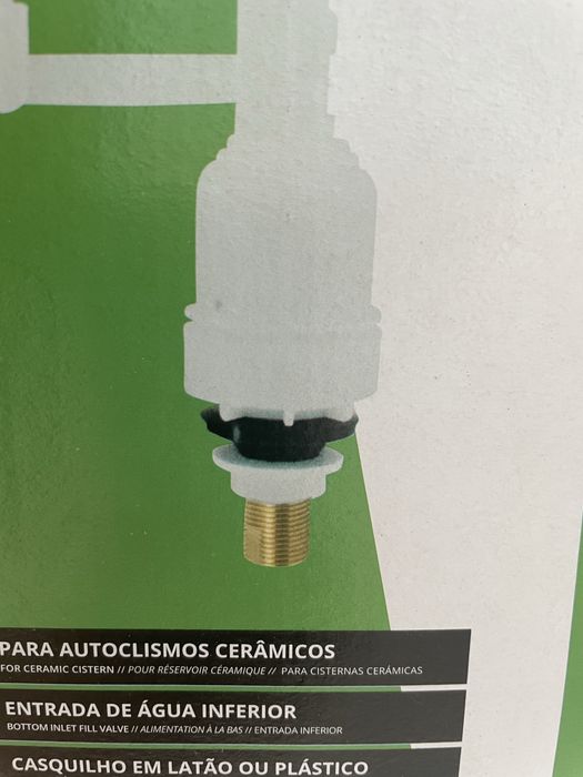 Torneira de Bóia Inferior para Autoclismo