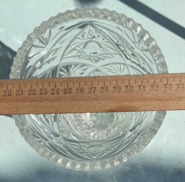 Ваза кришталь часів СРСР, 20 см