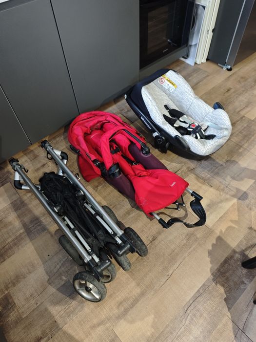 Conjunto carrinho + ovo bebé Confort