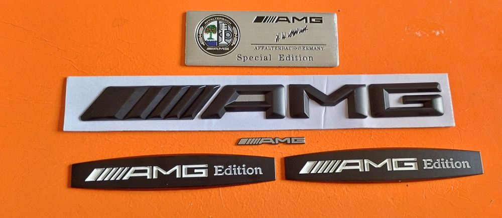 Kit 5 emblemas AMG