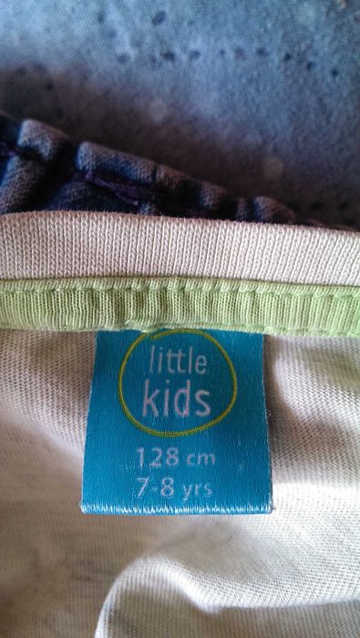 Джинсовые шорты Little Kids + футболка Little Kids 128 cm на мальчика