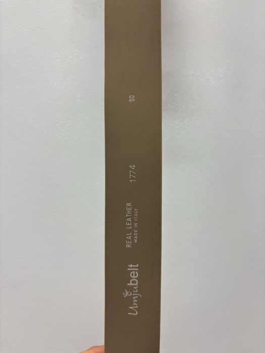 Pasek damski skórzany - długość 90 cm