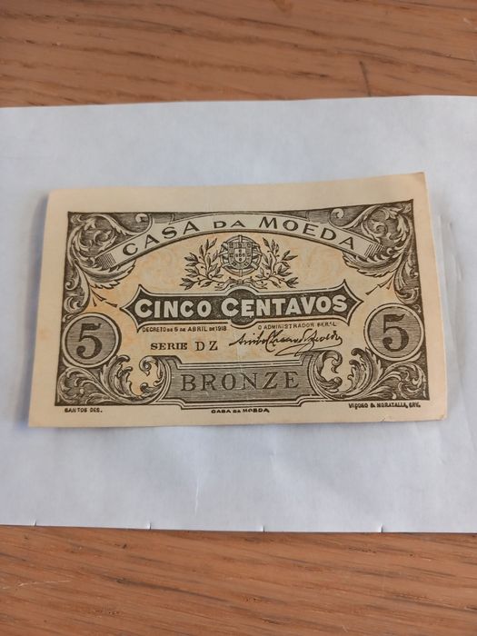 Cedulas casa da moeda