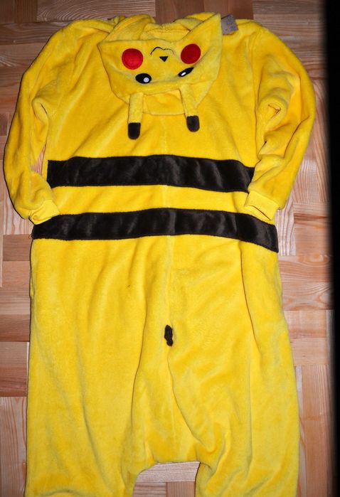 22^ pokemon Pikachu puchaty strój piżama przebranie M/L