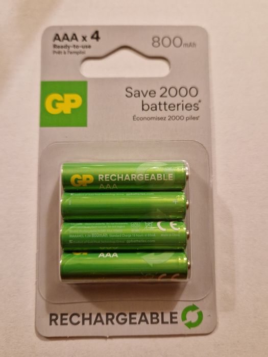 Zestaw 24 szt akumulatorków GP  AA i AAA