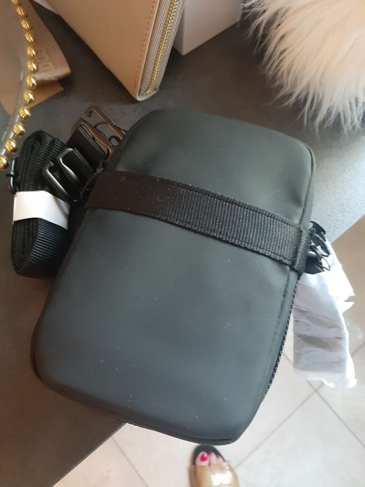 Saszetka czarna Zara męska kolekcja mała limited torebeczka tkmaxx boh