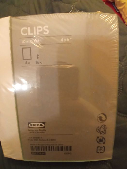 Oprawki/ szybki do zdjęć 10x15 cm IKEA komplet 4 sztuk