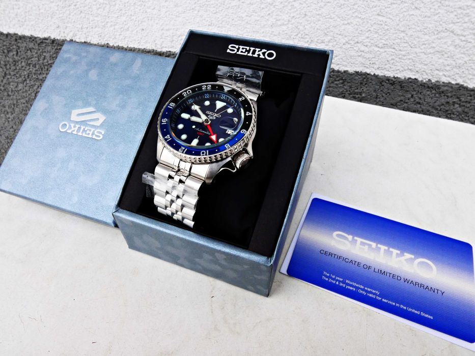 Zegarek męski Seiko 5 Sports GMT SSK003K1 Automatic Nowy
