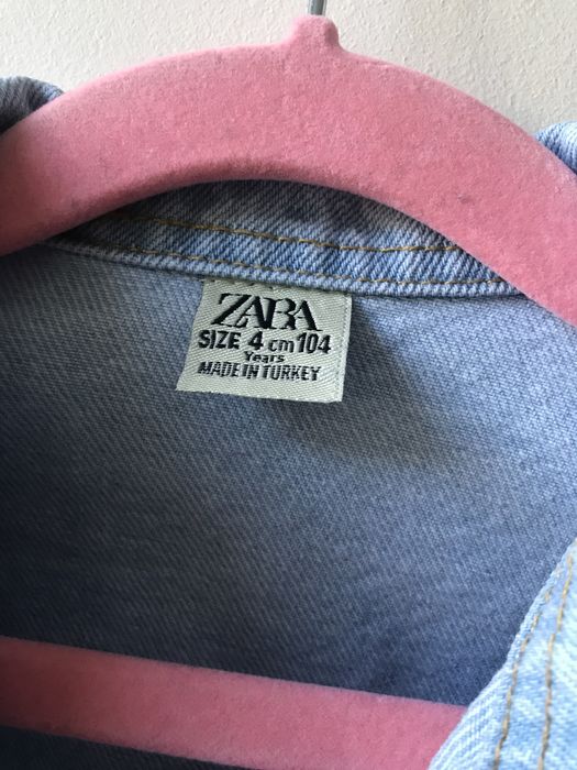 Zara 104 110 Disney Minnie Daisy kurtka katana jeansowa pudełkowy krój