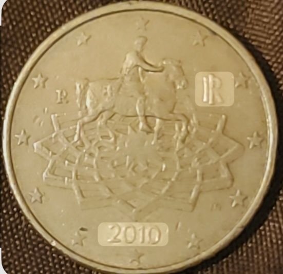 Moeda 0,50€, Itália 2010