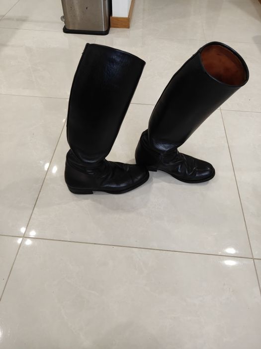 Botas de Cavalaria/Equitação em Pele Clássica