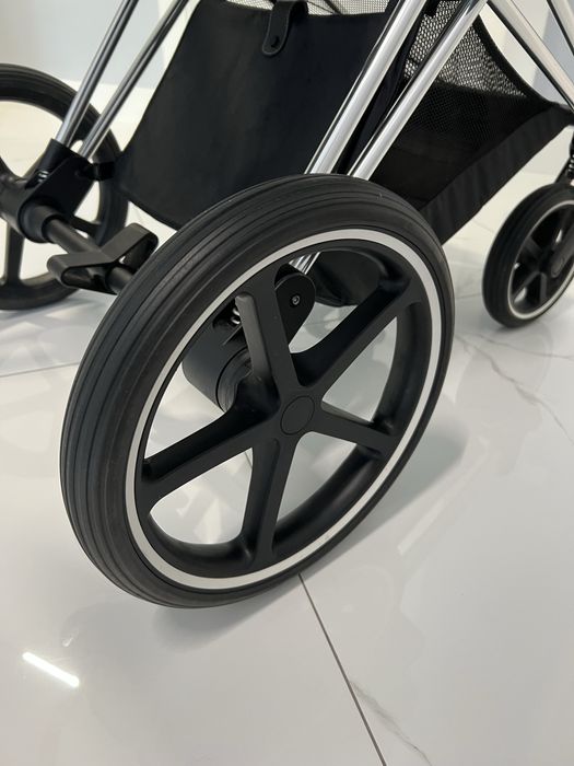 Cybex Priam 4.0, 2 в 1, Mirage Grey на шасі Chrome Black (2025)