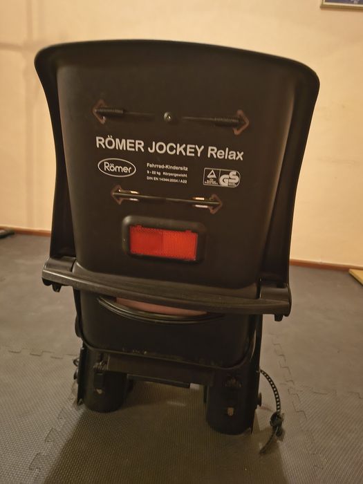 Fotelik rowerowy ROMER JOCKEY Relax do 22 kg, zadbany