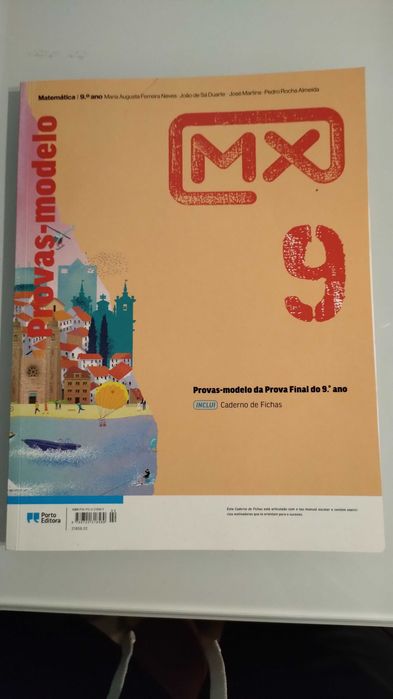 Caderno de Fichas/Provas-modelo - MX - Matemática - 9.º Ano