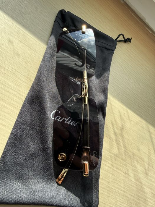 Okulary Cartier ciemne NOWE