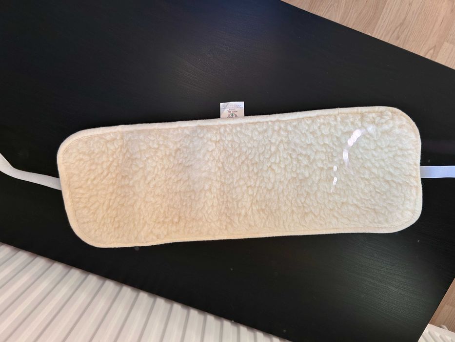 Pas biodrowy lędźwiowy wełniany wygrzewający z owczej wełny Lama Gold