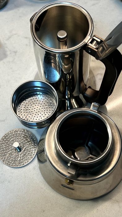 Cafeteira Moka Alessi 9090 3 Chávena - Usada 1 Mês (Na Caixa)