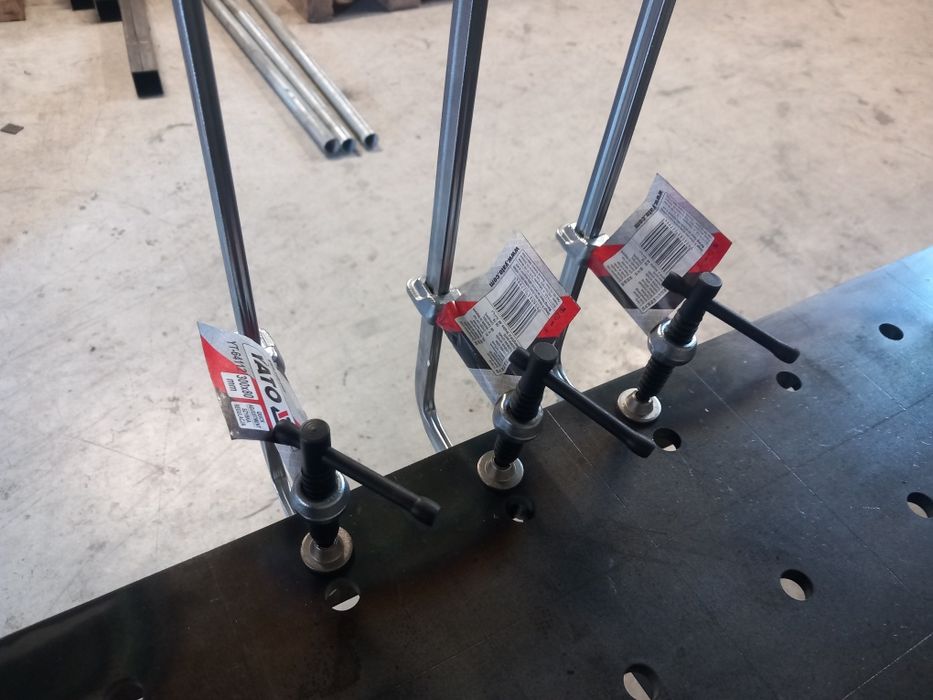 Ścisk monterski, spawalniczy kute,300x80