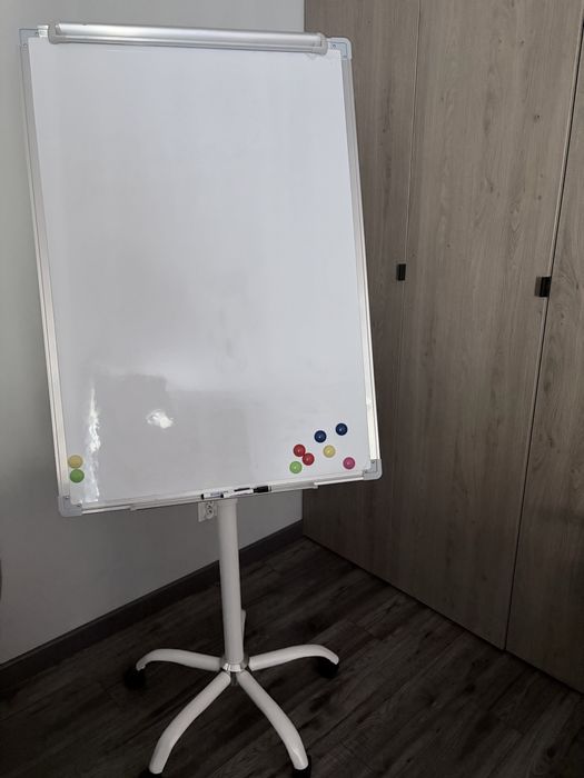 Fliochart magnetyczny na kółkach