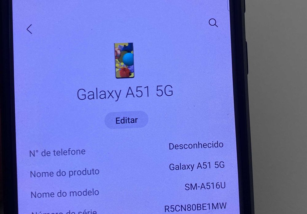 Samsung Galaxy A51 5G 128GB Desbloqueado - Estado de Novo