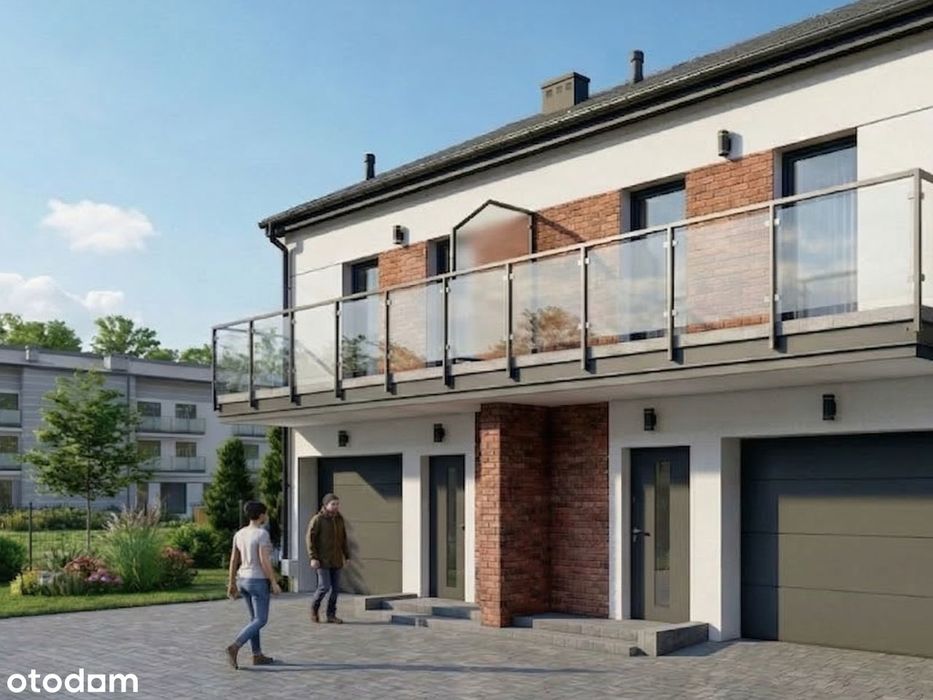 Segmenty i Bliźniaki z ogrodami przy lesie 102-108m² | Blisko PKP