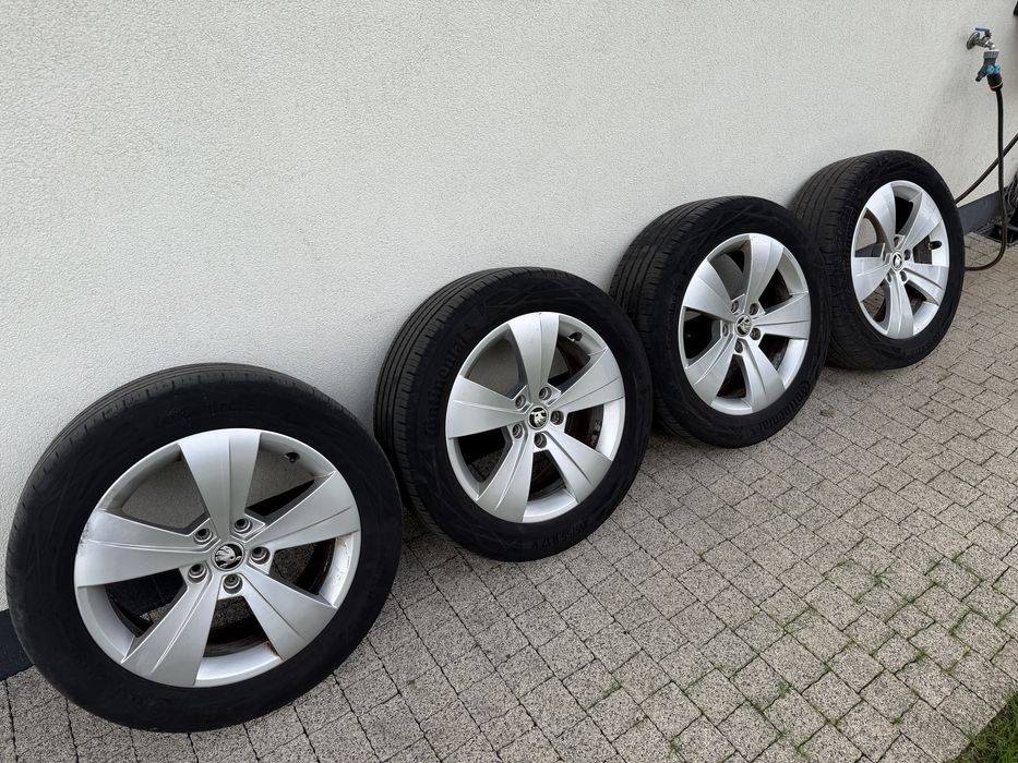 Oryginalne koła skoda 5x112 17”
