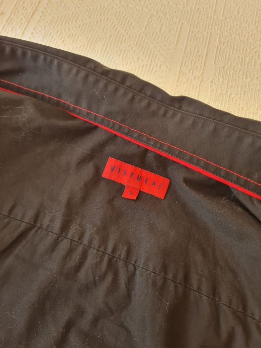 Koszula czarna elegancka garniturowa męska ciemna vistula