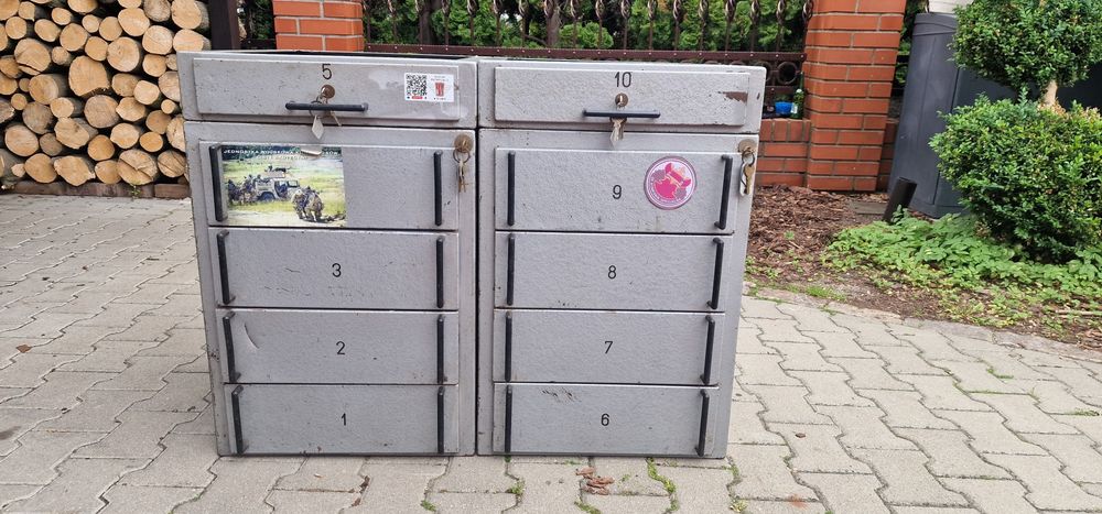 Szafka Komoda Wojskowa Warsztatowa stalowa