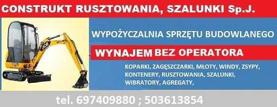 Wynajem Koparki Minikoparki Ładowarki Koparka Mini koparka