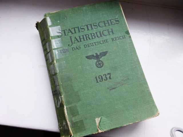 Rocznik Statystyczny Rzesza Niemiecka 1937 Niemcy