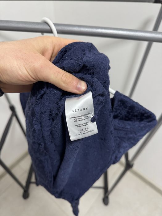 Sezane Floral Wrap Blouse блузка