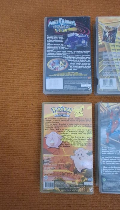 Conjunto de 6 Cassetes VHS Banda Desenhada