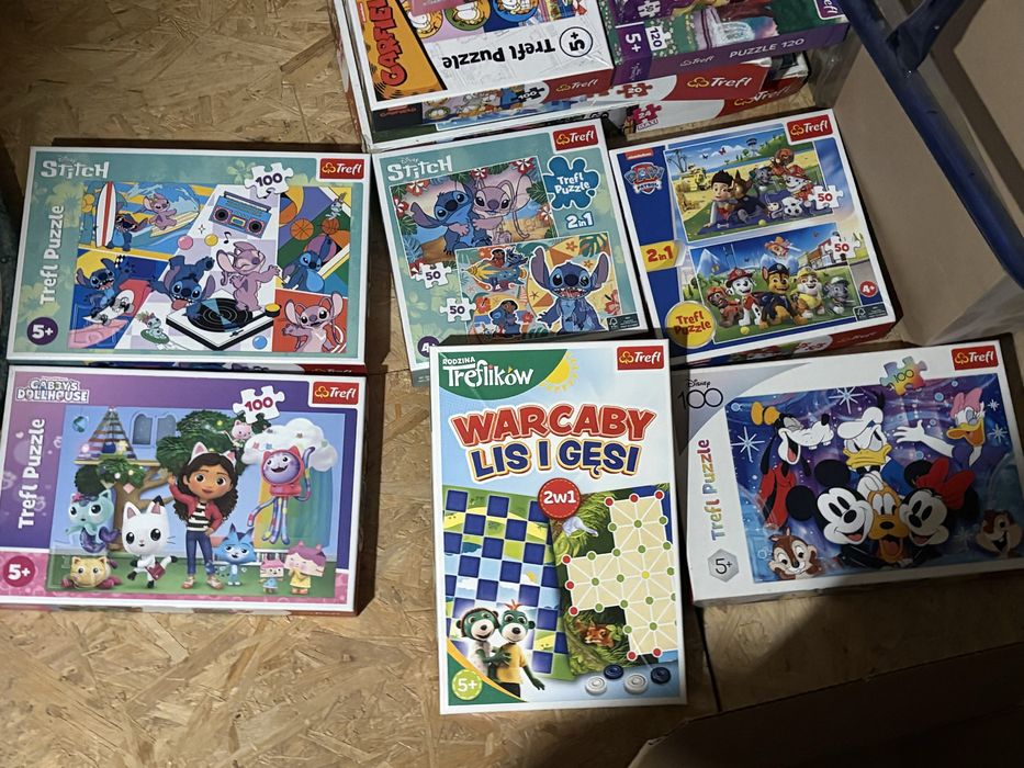 Gry i puzzle duza paka