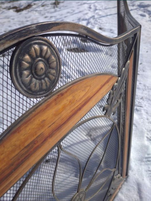 Решётка каминная экран кованый