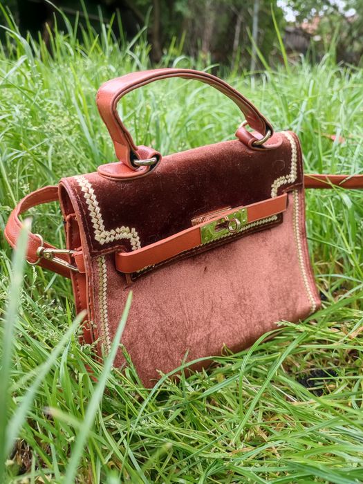 Сумочка велюрова