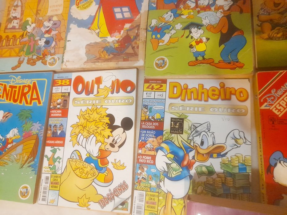 Conjunto de 20 Livros de Banda Desenhada Disney Diversos