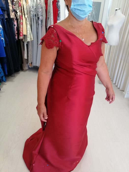 Vestido de cerimónia vermelho