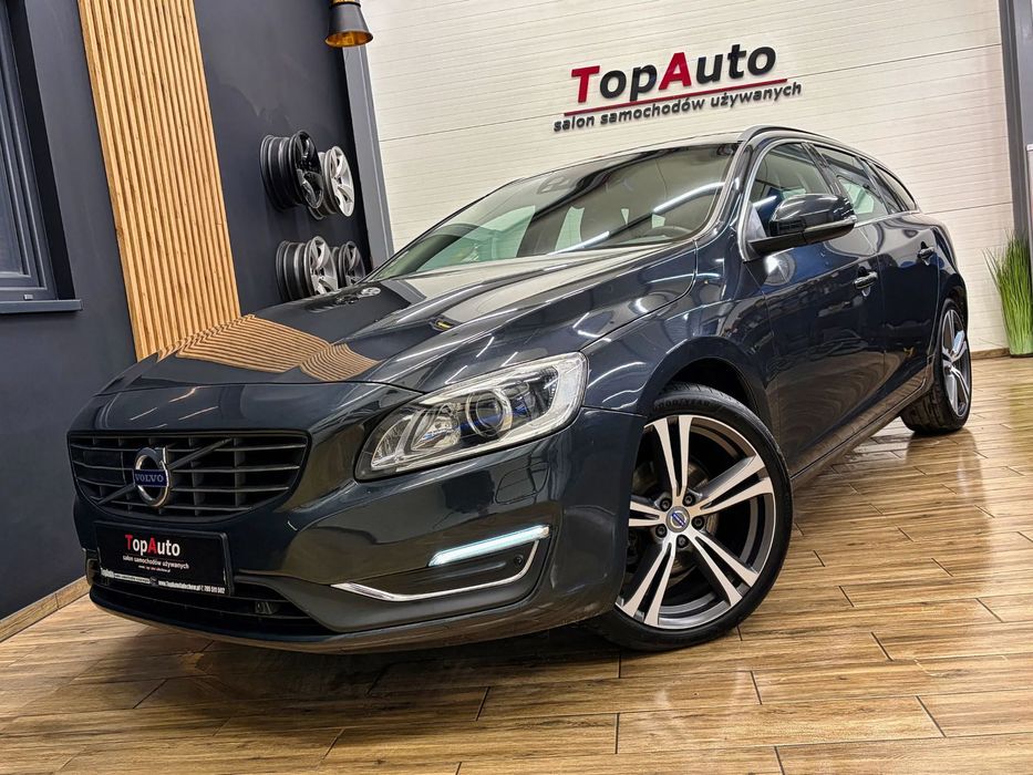 Volvo V60 * D4 * 190KM* SKÓRY * BEZWYPADKOWY * blis * automat * gwarancja *
