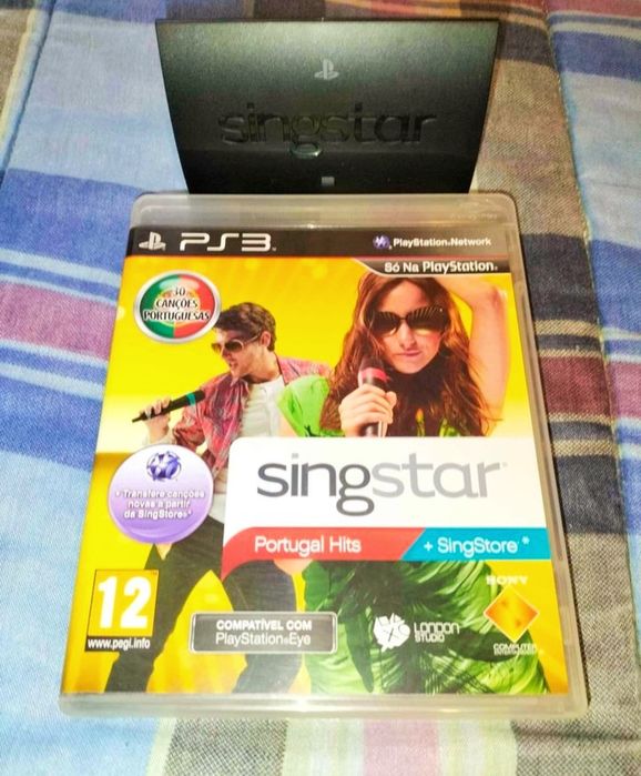 Karaoke Singstar com Microfones PlayStation 3 sem fios