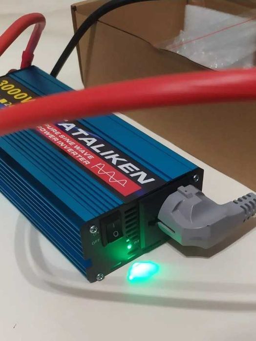 НОВІ ІНВЕРТОРИ Tataliken 3000W 12/220 ШВИДКА ВІДПРАВКА Синусоїда чиста