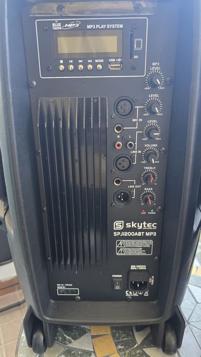 Colunas Amplificadas SKYTEC 1200 A Bluetooth MP3
