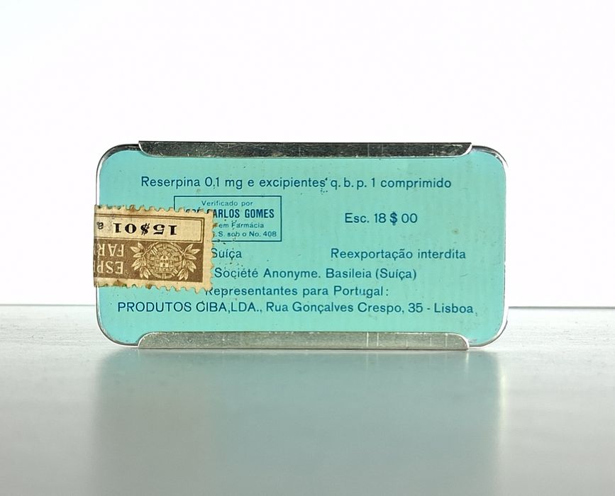 Lata antiga Serpasil