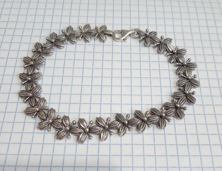 Браслет вінтажний срібло 925 проба. Вага 20,06