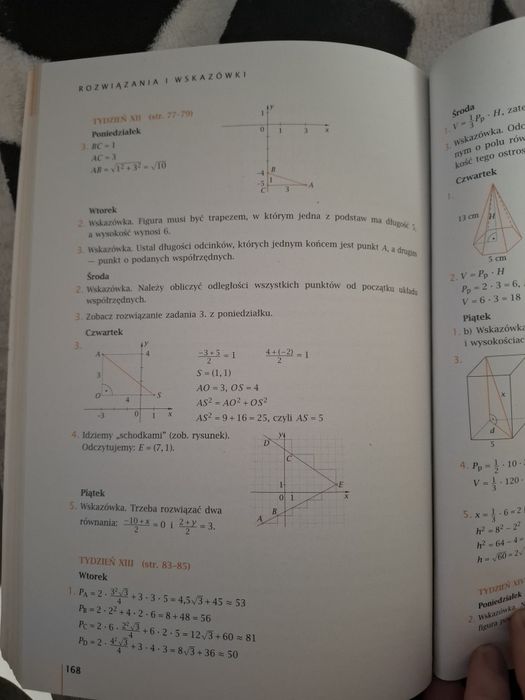 Matematyka kalendarz ósmoklasisty